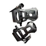 Maxbell 1 Pair M14 Exercise Bike Pedals 5.9x4.3inch Replace Parts with Toe Clip Cage