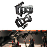Maxbell 1 Pair M14 Exercise Bike Pedals 5.9x4.3inch Replace Parts with Toe Clip Cage