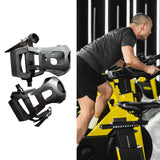 Maxbell 1 Pair M14 Exercise Bike Pedals 5.9x4.3inch Replace Parts with Toe Clip Cage