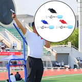 Maxbell Sports Whistle Lightweight Portable with Lanyard for Referees Soccer Outdoor Black