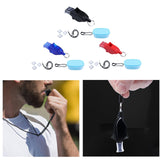 Maxbell Sports Whistle Lightweight Portable with Lanyard for Referees Soccer Outdoor Black