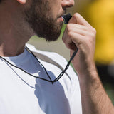 Maxbell Sports Whistle Lightweight Portable with Lanyard for Referees Soccer Outdoor Black