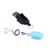 Maxbell Sports Whistle Lightweight Portable with Lanyard for Referees Soccer Outdoor Black
