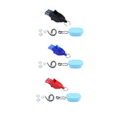 Maxbell Sports Whistle Lightweight Portable with Lanyard for Referees Soccer Outdoor Black