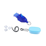 Maxbell Sports Whistle Lightweight Portable with Lanyard for Referees Soccer Outdoor Dark Blue