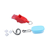 Maxbell Sports Whistle Lightweight Portable with Lanyard for Referees Soccer Outdoor Red