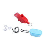 Maxbell Sports Whistle Lightweight Portable with Lanyard for Referees Soccer Outdoor Red
