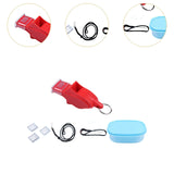 Maxbell Sports Whistle Lightweight Portable with Lanyard for Referees Soccer Outdoor Red