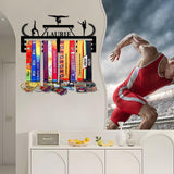 Maxbell Display Rack for Awards Sturdy Utility Easy Installation Sports Medal Holder 40x19.8 cm