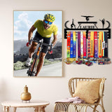 Maxbell Display Rack for Awards Sturdy Utility Easy Installation Sports Medal Holder 40x19.8 cm