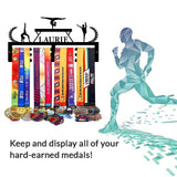 Maxbell Display Rack for Awards Sturdy Utility Easy Installation Sports Medal Holder 20x9.9 cm