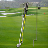 Maxbell Golf Club Stand Soft Rubber Covered Putter Holder Practical Golf Club Holder