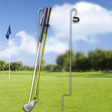 Maxbell Golf Club Stand Soft Rubber Covered Putter Holder Practical Golf Club Holder