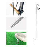 Maxbell Golf Club Stand Soft Rubber Covered Putter Holder Practical Golf Club Holder
