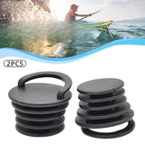 Maxbell 2Pcs Drain Holes Stopper Accessory Lightweight Scupper Plugs for Marine Boat