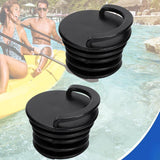 Maxbell 2Pcs Drain Holes Stopper Accessory Lightweight Scupper Plugs for Marine Boat