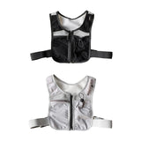 Maxbell Running Vest Bag Running Gear Breathable Chest Pack Mobile Phone Chest Bag Black