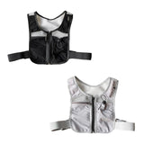 Maxbell Running Vest Bag Running Gear Breathable Chest Pack Mobile Phone Chest Bag Black