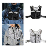 Maxbell Running Vest Bag Running Gear Breathable Chest Pack Mobile Phone Chest Bag Black