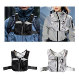 Maxbell Running Vest Bag Running Gear Breathable Chest Pack Mobile Phone Chest Bag Black