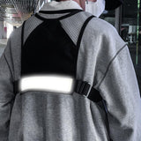 Maxbell Running Vest Bag Running Gear Breathable Chest Pack Mobile Phone Chest Bag Black