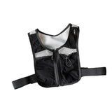 Maxbell Running Vest Bag Running Gear Breathable Chest Pack Mobile Phone Chest Bag Black