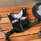 Maxbell Running Vest Bag Running Gear Breathable Chest Pack Mobile Phone Chest Bag Black