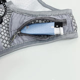 Maxbell Running Vest Bag Running Gear Breathable Chest Pack Mobile Phone Chest Bag Gray