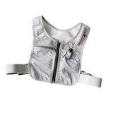 Maxbell Running Vest Bag Running Gear Breathable Chest Pack Mobile Phone Chest Bag Gray