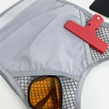 Maxbell Running Vest Bag Running Gear Breathable Chest Pack Mobile Phone Chest Bag Gray