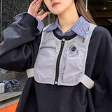 Maxbell Running Vest Bag Running Gear Breathable Chest Pack Mobile Phone Chest Bag Gray