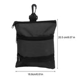Maxbell Golf Tee Holder Multipurpose Lightweight Portable for Cards Accessories Keys Black