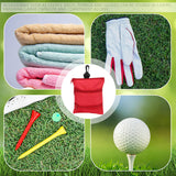 Maxbell Golf Tee Holder Multipurpose Lightweight Portable for Cards Accessories Keys Red