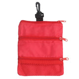 Maxbell Golf Tee Holder Multipurpose Lightweight Portable for Cards Accessories Keys Red