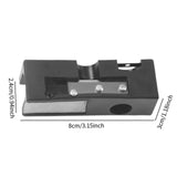 Maxbell Pool Cue Tip Shaper Multifunctional Lightweight Portable Cue Tip Repair Tool