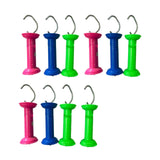 Maxbell 10Pcs Electric Fence Gate Handles Ranch Fence Accessories for Outside Farmer