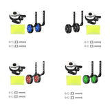 Maxbell Child Bike Training Wheels 12" 14" 16" 18" 20" Children Bicycles Rear Wheels Red