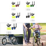 Maxbell Child Bike Training Wheels 12" 14" 16" 18" 20" Children Bicycles Rear Wheels Red