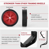 Maxbell Child Bike Training Wheels 12" 14" 16" 18" 20" Children Bicycles Rear Wheels Red