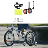 Maxbell Child Bike Training Wheels 12" 14" 16" 18" 20" Children Bicycles Rear Wheels Red