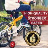 Maxbell Child Bike Training Wheels 12" 14" 16" 18" 20" Children Bicycles Rear Wheels Red