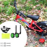 Maxbell Child Bike Training Wheels 12" 14" 16" 18" 20" Children Bicycles Rear Wheels Green