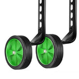 Maxbell Child Bike Training Wheels 12" 14" 16" 18" 20" Children Bicycles Rear Wheels Green