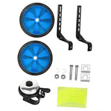 Maxbell Child Bike Training Wheels 12" 14" 16" 18" 20" Children Bicycles Rear Wheels Blue