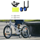 Maxbell Child Bike Training Wheels 12" 14" 16" 18" 20" Children Bicycles Rear Wheels Blue