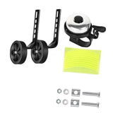 Maxbell Child Bike Training Wheels 12" 14" 16" 18" 20" Children Bicycles Rear Wheels Black