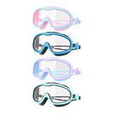 Maxbell Swimming Goggles Clear View Swimming Glasses for Women Men Youth Adults Kids Blue Pink