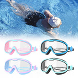 Maxbell Swimming Goggles Clear View Swimming Glasses for Women Men Youth Adults Kids Blue Pink