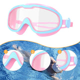Maxbell Swimming Goggles Clear View Swimming Glasses for Women Men Youth Adults Kids Blue Pink