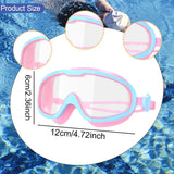 Maxbell Swimming Goggles Clear View Swimming Glasses for Women Men Youth Adults Kids Blue Pink